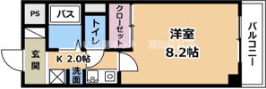 第2コーポ朝倉の間取り画像