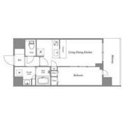 スプランディッド難波キャトルの間取り画像