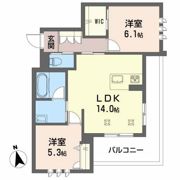 カ－サ・グリナ－ジュMJ－Aの間取り画像