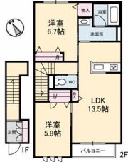 グラムの間取り画像