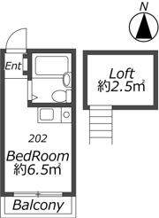 AP1467 ペアパレス徳丸の間取り画像
