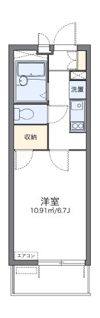 レオパレス大門坂下の間取り画像
