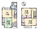 元山町一戸建ての間取り画像