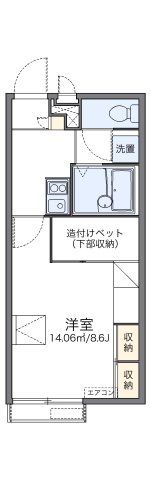 レオパレス梅の里の間取り画像