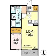 グランツ松島Cの間取り画像