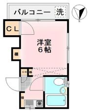 ハイツ藤の間取り画像