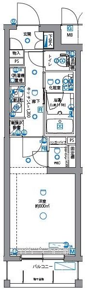 パティーナ下丸子の間取り画像