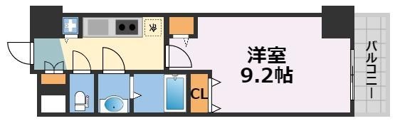 クリスタルグランツ心斎橋EASTの間取り画像