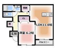 グリーンビバーチェの間取り画像