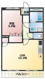ローザ ブランカの間取り画像