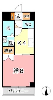 グローリー中庄の間取り画像