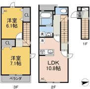 エルキュールA棟の間取り画像