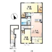 コンフォール横木の間取り画像