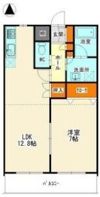 アムール南分の間取り画像