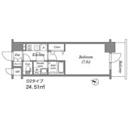 エスリード中之島クロスゲートの間取り画像