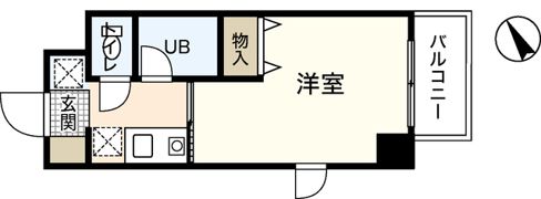 リバーサイド中村の間取り画像