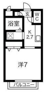 ノースエイト柏木の間取り画像
