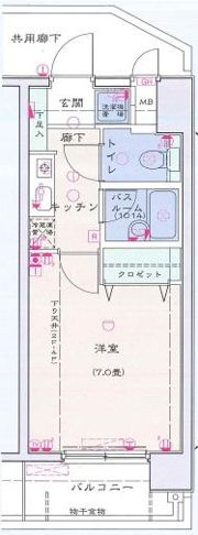 セントパレス錦糸町の間取り画像