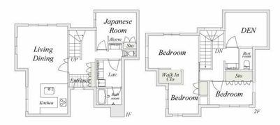 パークシティ浜田山分譲地戸建の間取り画像