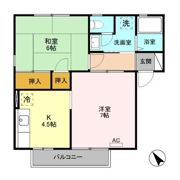 セジュールS・なかむら Aの間取り画像