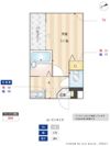 adonis柴又の間取り画像