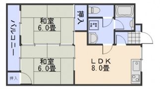 コーポサンシャインの間取り画像
