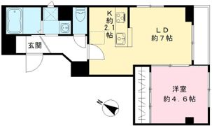 Plaisir京町堀の間取り画像