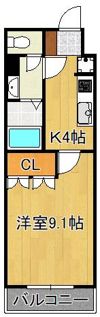 アムールハイツおおばの間取り画像