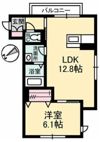 プロヌーブ大福の間取り画像