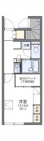 レオパレスリバーサイドの間取り画像
