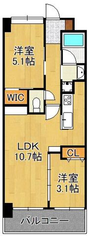 コンダクトレジデンスJINYAMAの間取り画像