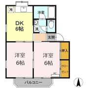 シュロス Bの間取り画像
