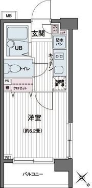 エコロジー都立大学レジデンスの間取り画像
