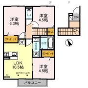 プレミアムリコス 弐号館の間取り画像