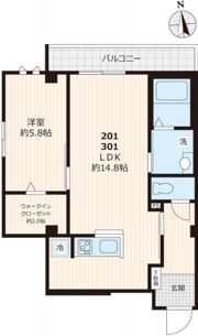 フォレスト ベベの間取り画像
