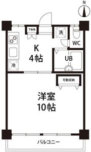 上荻ハウス 102の間取り画像