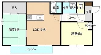 メゾン石田の間取り画像