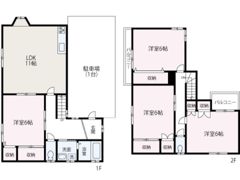 溝沼4丁目貸家の間取り画像