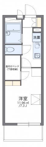 レオパレスインフィニティの間取り画像