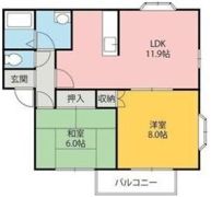 シャルマンハイツABの間取り画像