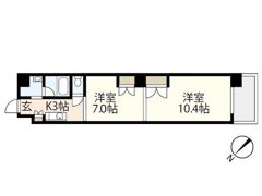 ル・クール上幟町の間取り画像