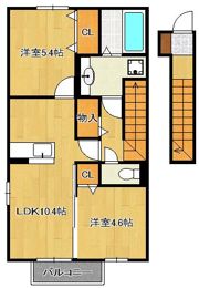 エスポワール 下城野IIIの間取り画像