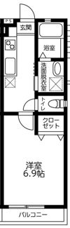 ロワール本八幡Ⅱの間取り画像