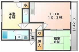フォブールはまなすⅠ・Ⅱ・Ⅲの間取り画像