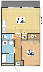 プランドール弐番館の間取り画像