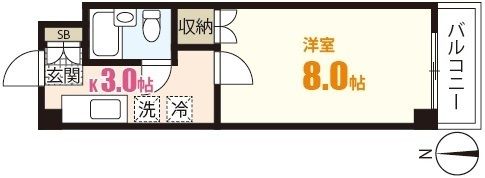 天神米田ビルの間取り画像