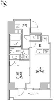 レジディア文京本郷Ⅲの間取り画像