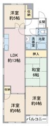 エクセル竹越の間取り画像
