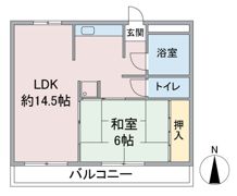 近藤マンションの間取り画像