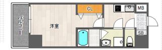レクシア京橋DUOの間取り画像